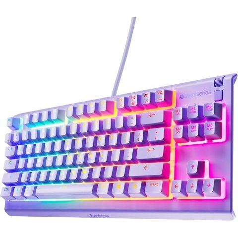  Apex 3 TKL RGB紫色机械键盘
