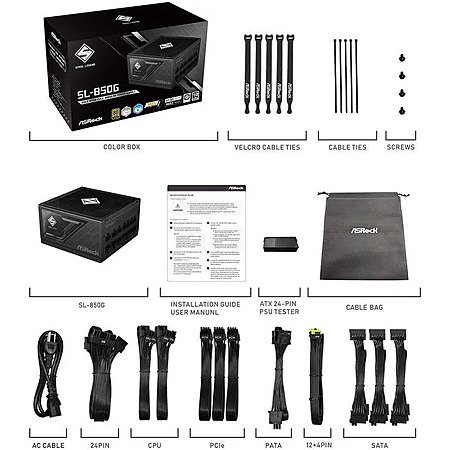 Steel Legend 850W ATX 3.1 Fully Modular Gold PSU