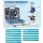 Uarzt Kids Microscope Kit 58 Pieces 100X-1200X LED