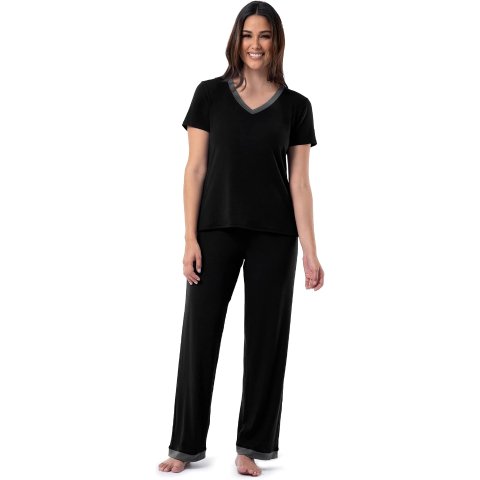 Fruit of the Loom Women s Short Sleeve Sleep Set