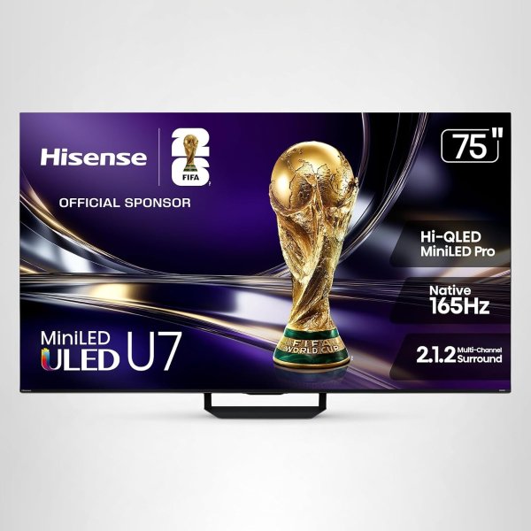 75U7SG 4K Mini-LED 智能电视 75英寸