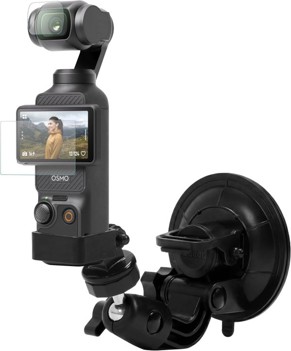  Osmo Pocket 3 Camera Suction Cup Mount