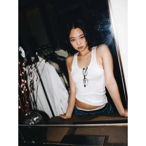 罗纹背心 jennie同款