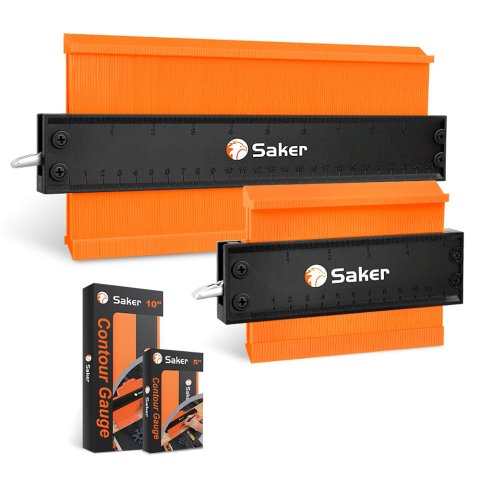 Saker 轮廓尺 可调锁 10英寸+5英寸