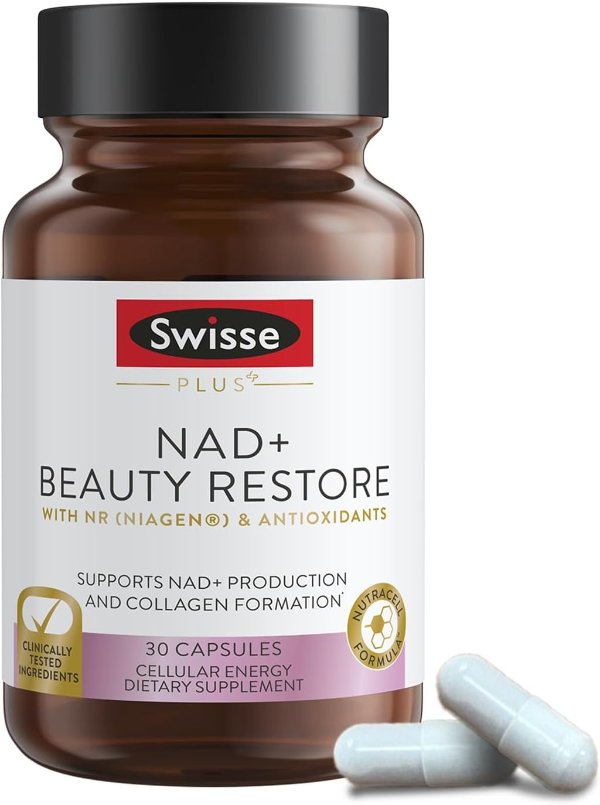 Swisse Plus NAD+ Capsules 30 Count