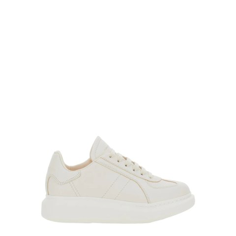 Alexander McQueen White Sneakers Logo Patch