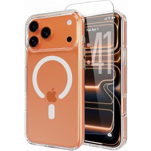 EUMADOVE iPhone 17 Pro 磁吸透明手机壳