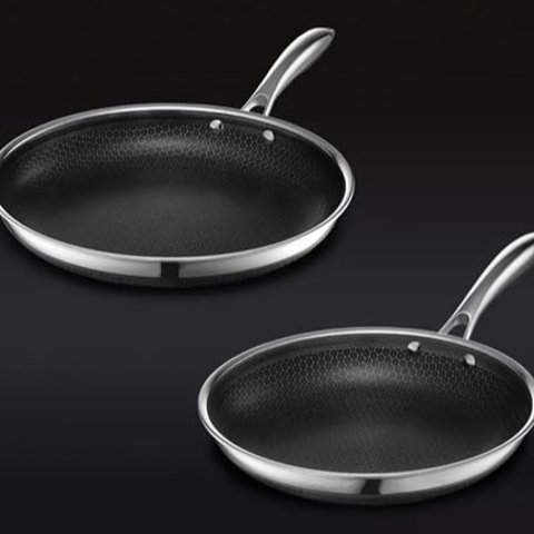 HEXCLAD Hybrid Pan Set 10" 12"
