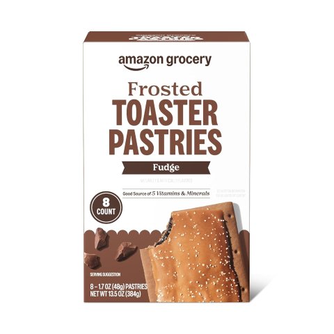 AmazonGrocery Amazon Fudge Frosted Toaster Pastries 8 Count 13.5oz