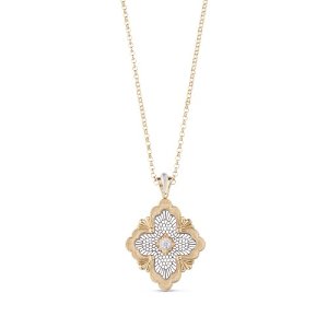 Buccellati Opera Maxi 欧泊吊坠 黄金镶钻