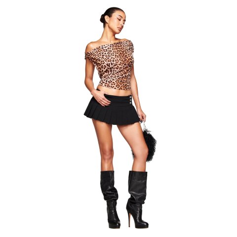 KAHLO Top Leopard Print