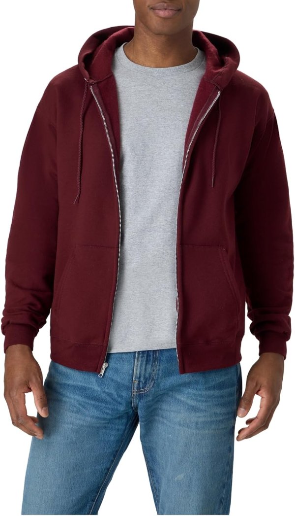 Hanes Men's Hooded Zip-up Sweatshirt