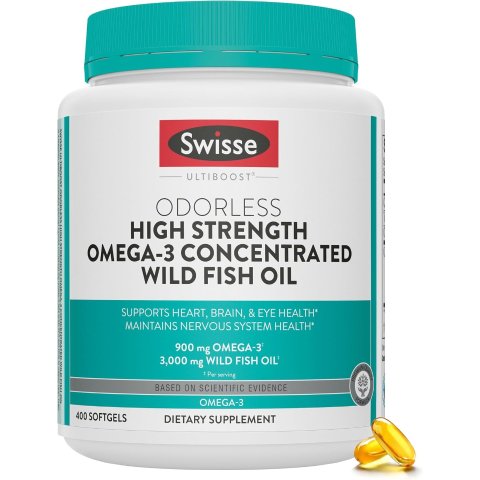 Swisse Wild Fish Oil 400 Softgel Pills