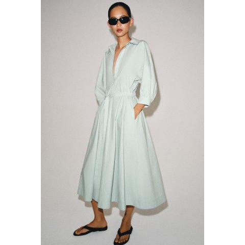 ZaraZW COLLECTION Cotton Shirt Dress