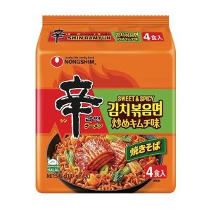 NONGSHIM Shin 拉面 泡菜味 4袋装