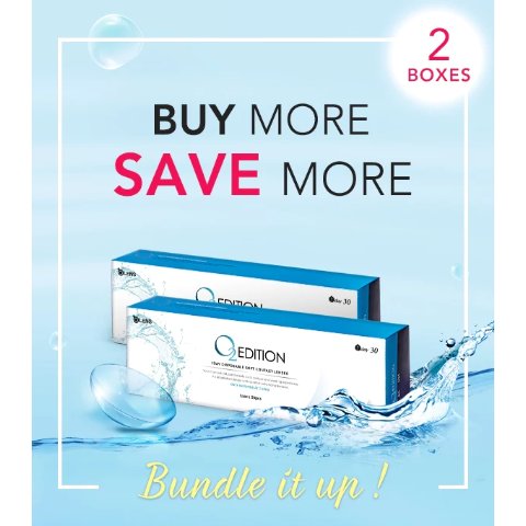 O2 Edition Contact Lenses 2 Boxes