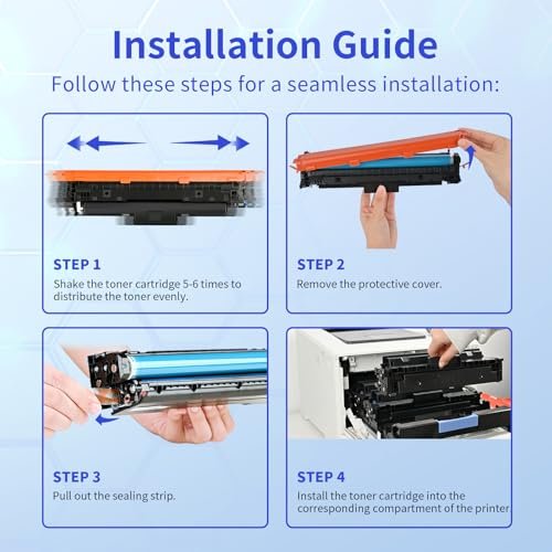 210A Toner Cartridges 4-Pack with Chip