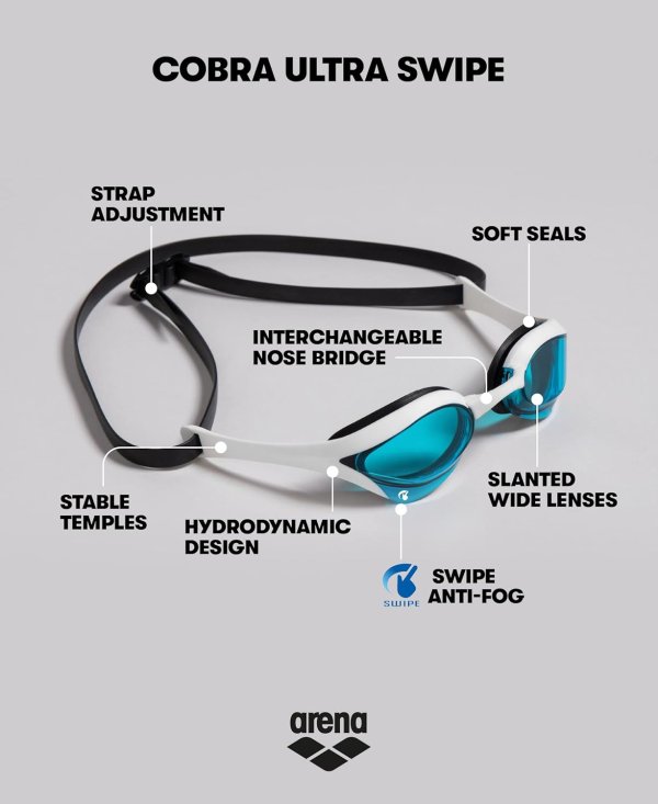 Cobra Ultra Racing Swim Goggles Anti-fog