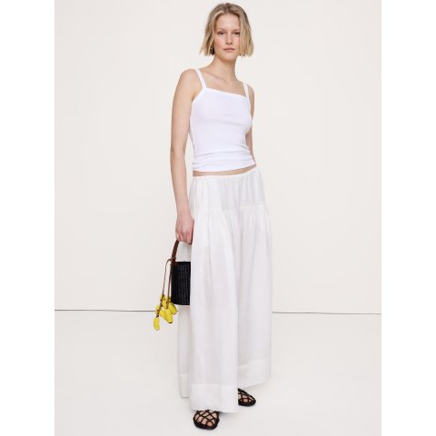 Banana RepublicBanana Republic Ribbed Square-Neck Tank