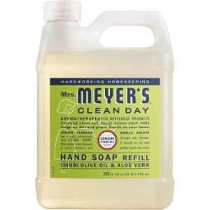 Mrs. MEYER S CLEAN DAY MRS. MEYER S 洗手液补充液 33盎司 柠檬马鞭草