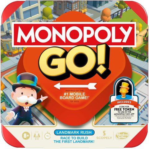 Monopoly GO! Board Game 2-4 Players