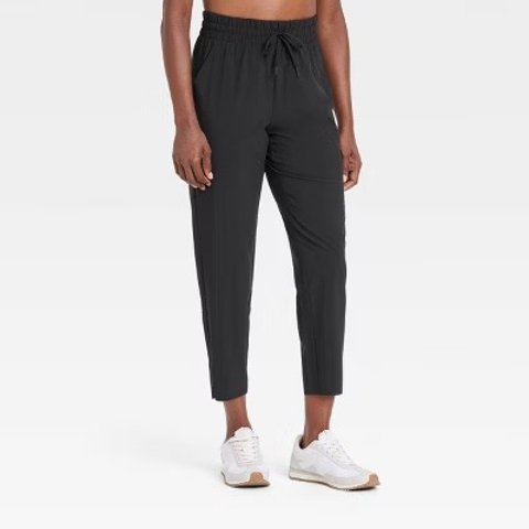 All In Motion Women s High-Rise Taper Pants Black XL Long