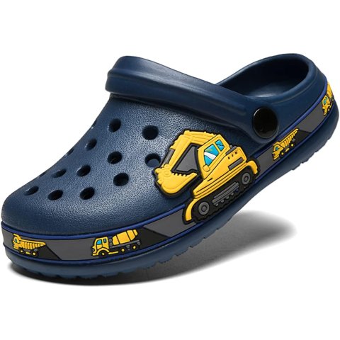 FolHaoth Kids Cartoon Garden Clogs Non-slip Breathable