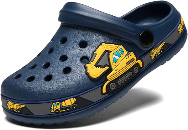 FolHaoth Kids Cartoon Garden Clogs Non-slip Breathable