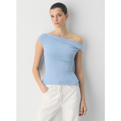 Aritzia Off Shoulder Top Multi-color
