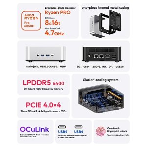 AOOSTAR MACO Ryzen 7 Pro 迷你主机 24GB