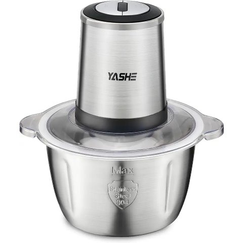 YASHE 食物料理机 500W 不锈钢1.8L