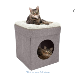 $30.99 Amazon.com Kitty City Indoor Cat Cube Furniture, Tan Cube