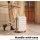 Coolife 20 Inch Hardshell Luggage 3 Piece Set Apricot White