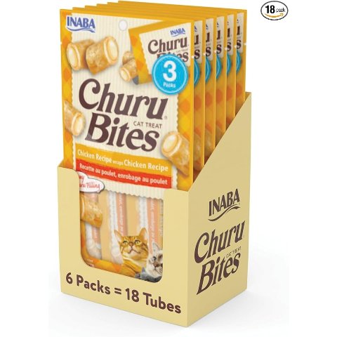 INABAINABA Churu Chicken Cat Treats 18 Tubes
