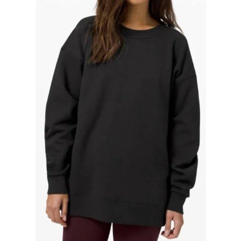 lululemonPerfectly Oversized Crew Sweatshirt Black