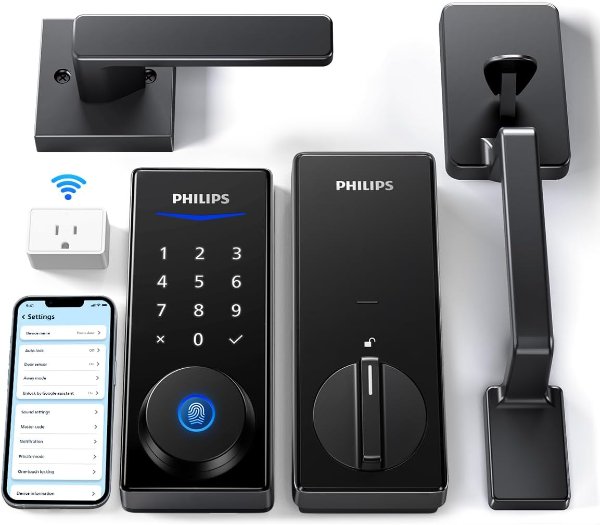 Wi-Fi Smart Door Lock Fingerprint Unlock