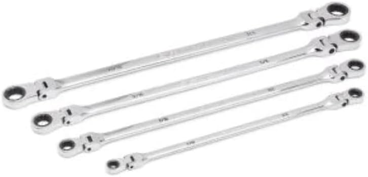 GEARWRENCH 4 Piece 90-Tooth 12 Point SAE GearBox Double Flex Ratcheting Wrench Set | 86831 - Amazon.com