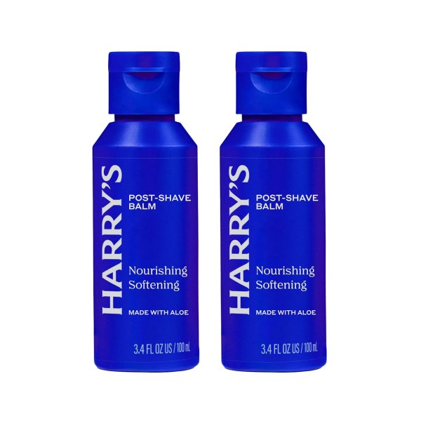 Post-Shave Balm with Aloe for Men 3.4 fl oz 2-Pack