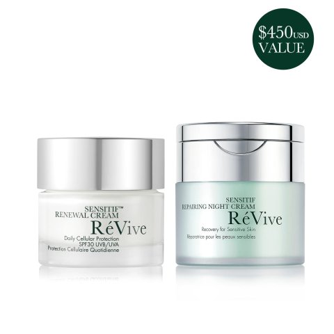 ReVive5折！ Sensitif Duo 日夜面霜套装
