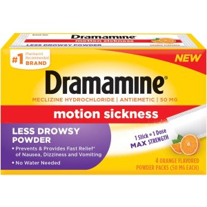 Dramamine Max 吗啉胍晕车粉 4支装