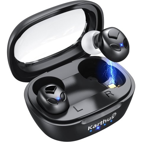 OTC 16-Channel Hearing Aids Jet Black
