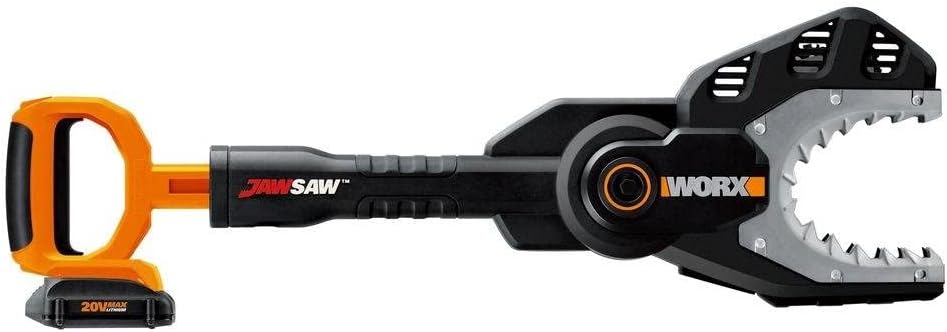 Amazon.com : Worx 20V JawSaw Cordless Chainsaw Power Share - WG320 (Battery &amp; Charger Included) : Power Chain Saws : Patio, Lawn &amp; Garden