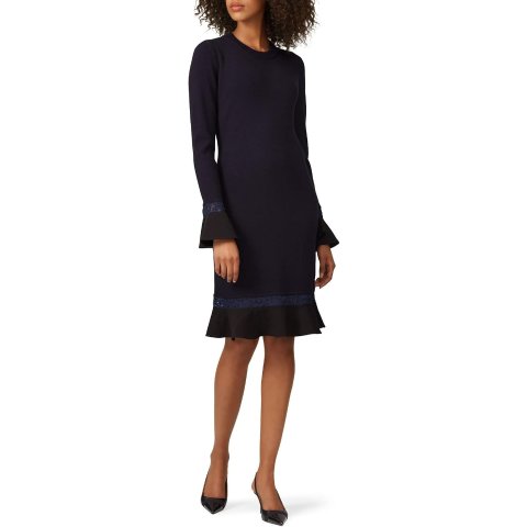  Lace Trim Dress