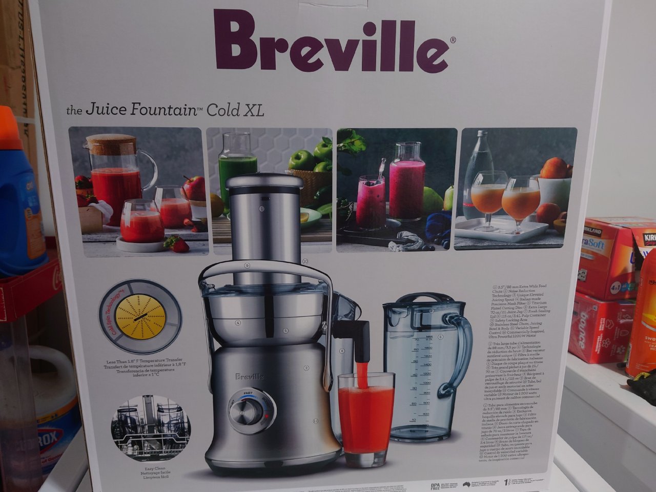 全新breville 榨汁机