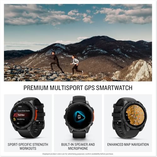 fēnix 8 智能手表 47mm 灰黑色