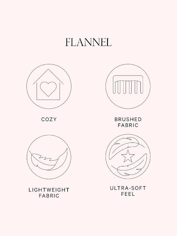 Flannel Pajama Set Long Sleeve