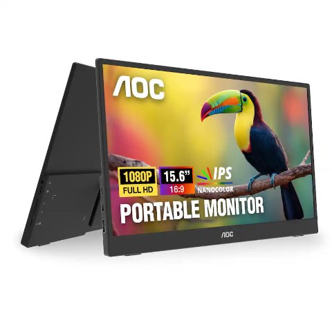 AOC16T35 便携显示器 15.6英寸 黑色