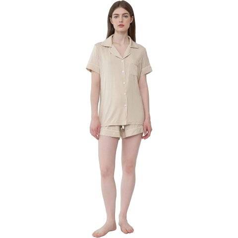 Women Bamboo Viscose Pajama Set S-XXL