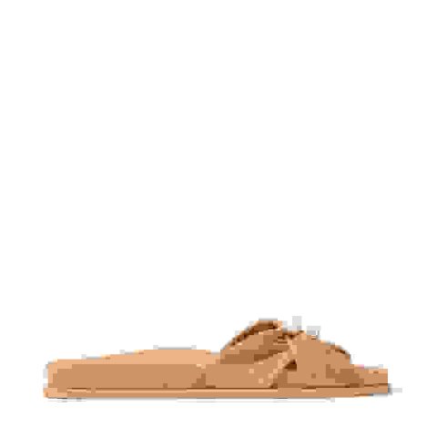 Rafi Flat Toffee Sandals