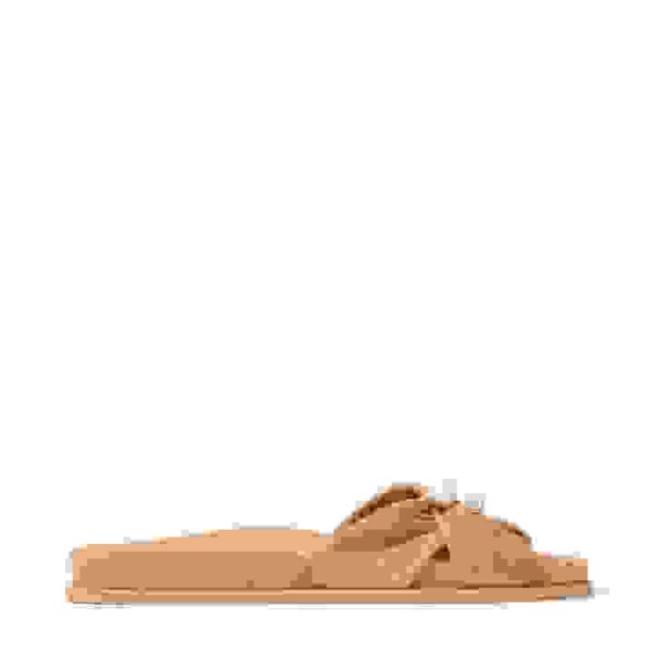Rafi Flat Toffee Sandals